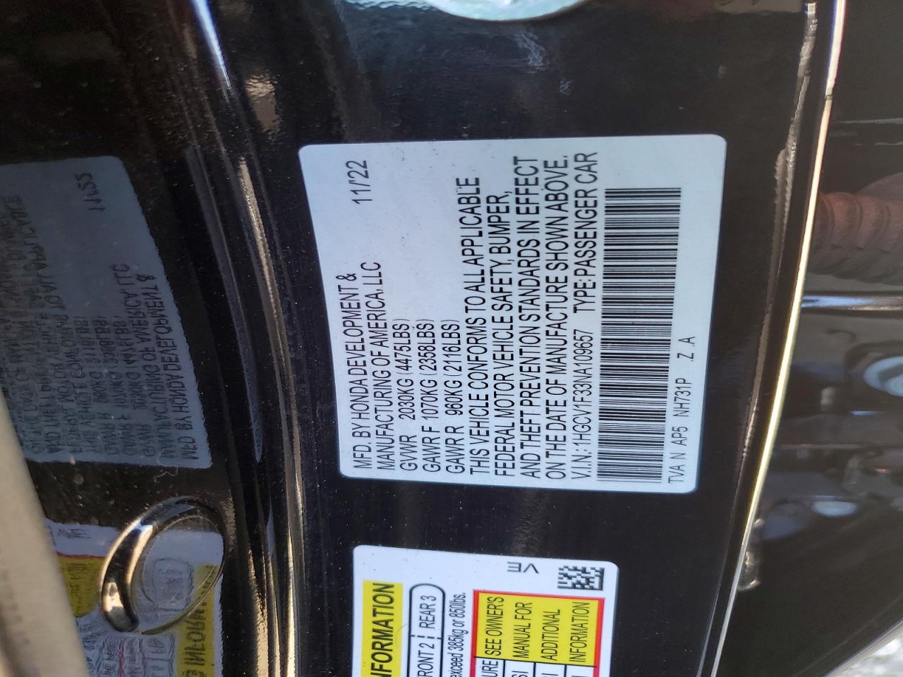 Honda Accord Sport