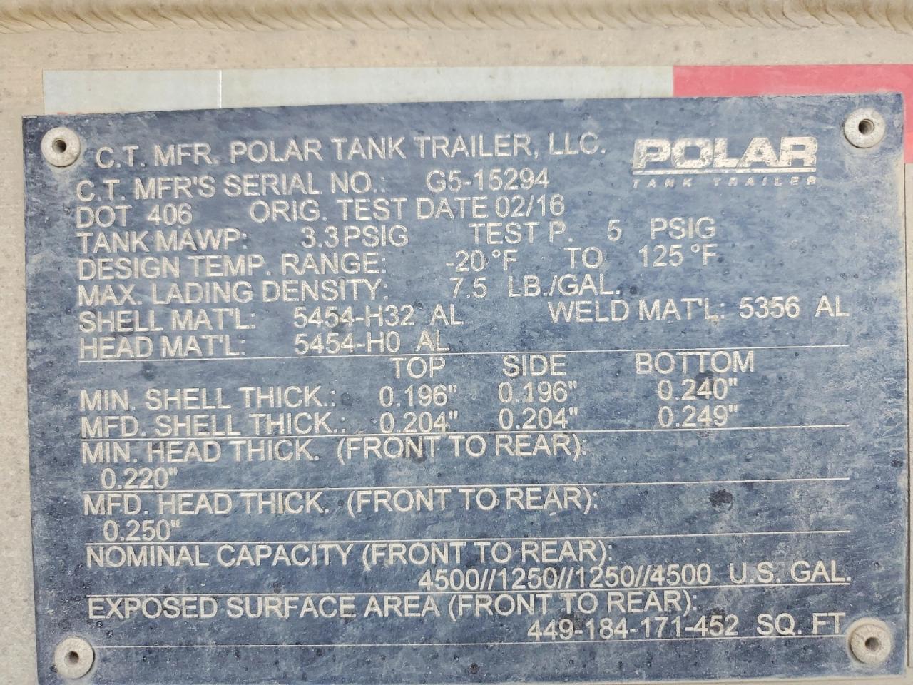 Polar Tank Trailer Polar Tank