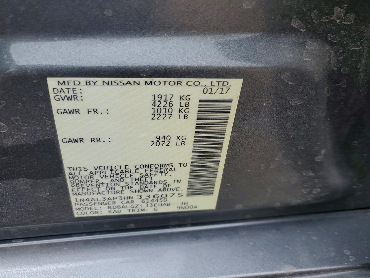 Nissan Altima 2.5 S