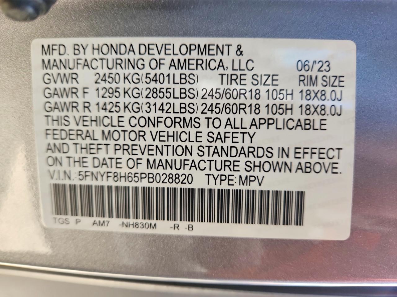 Honda Passport Trail Sport