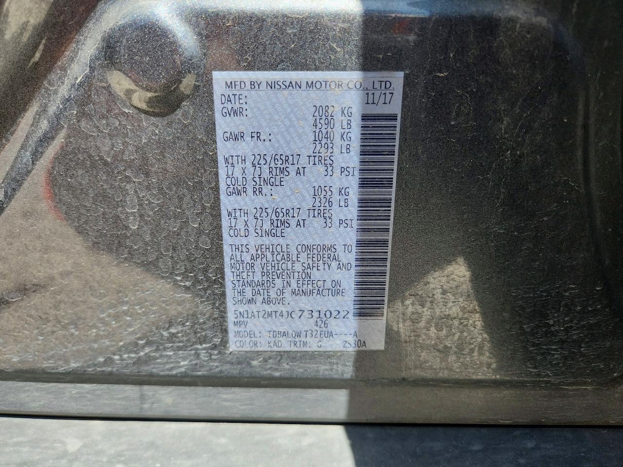 Nissan Rogue Sv