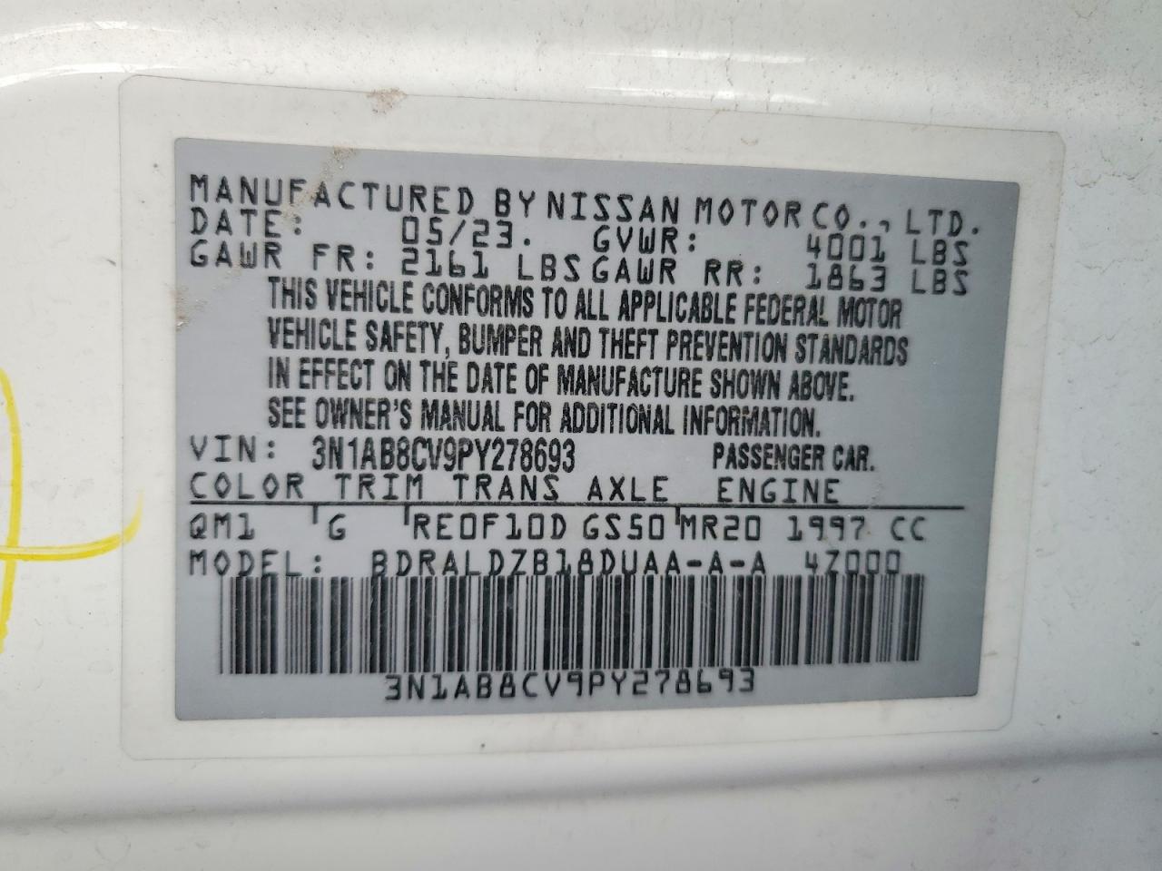 Nissan Sentra Sv