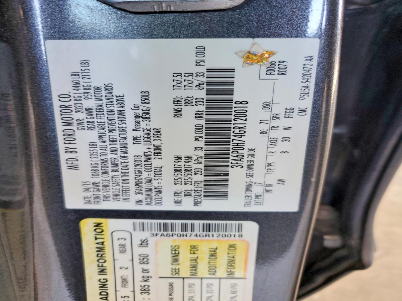 Ford Fusion Se