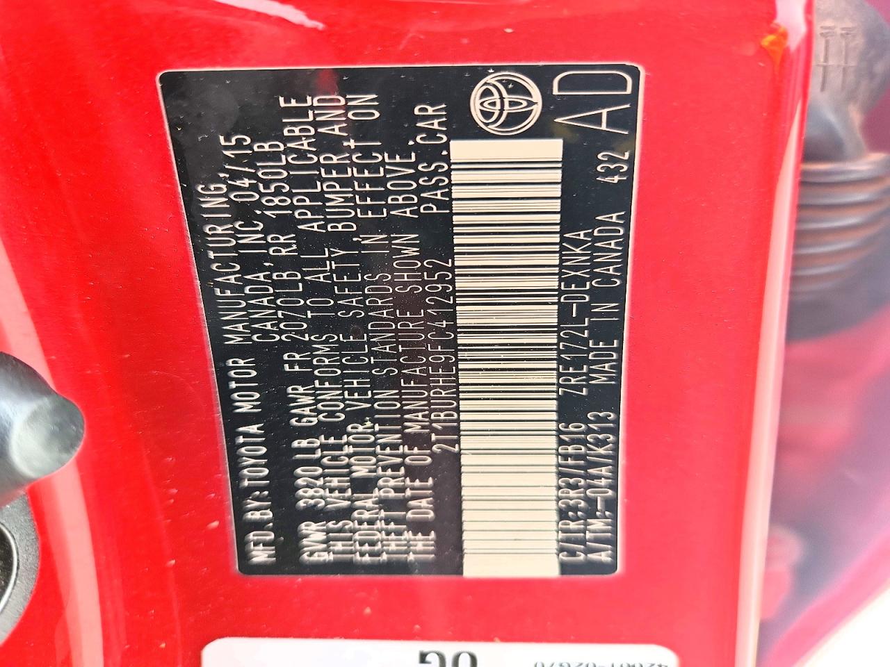 Toyota Corolla Le