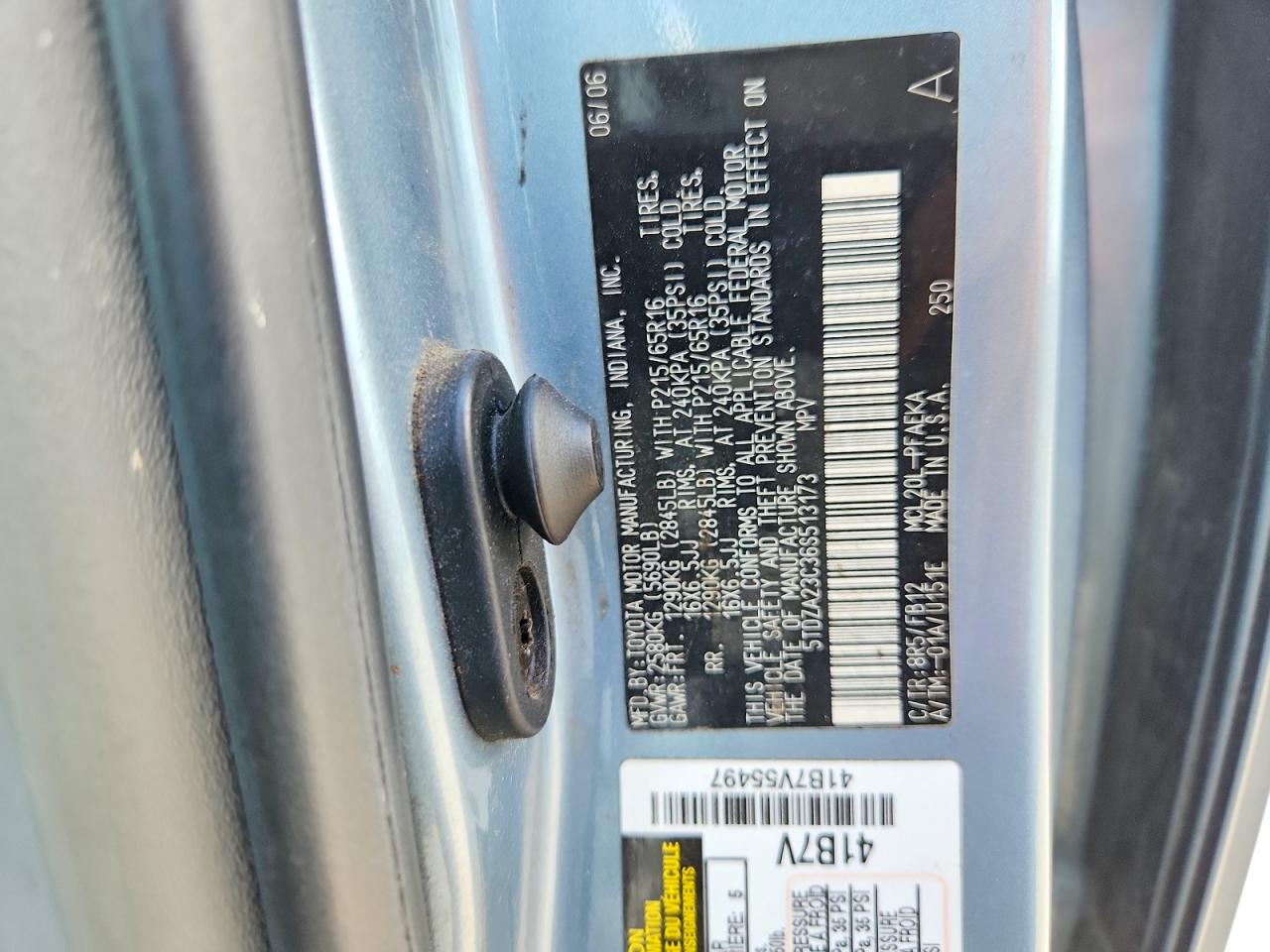 Toyota Sienna Ce 7 Passenger