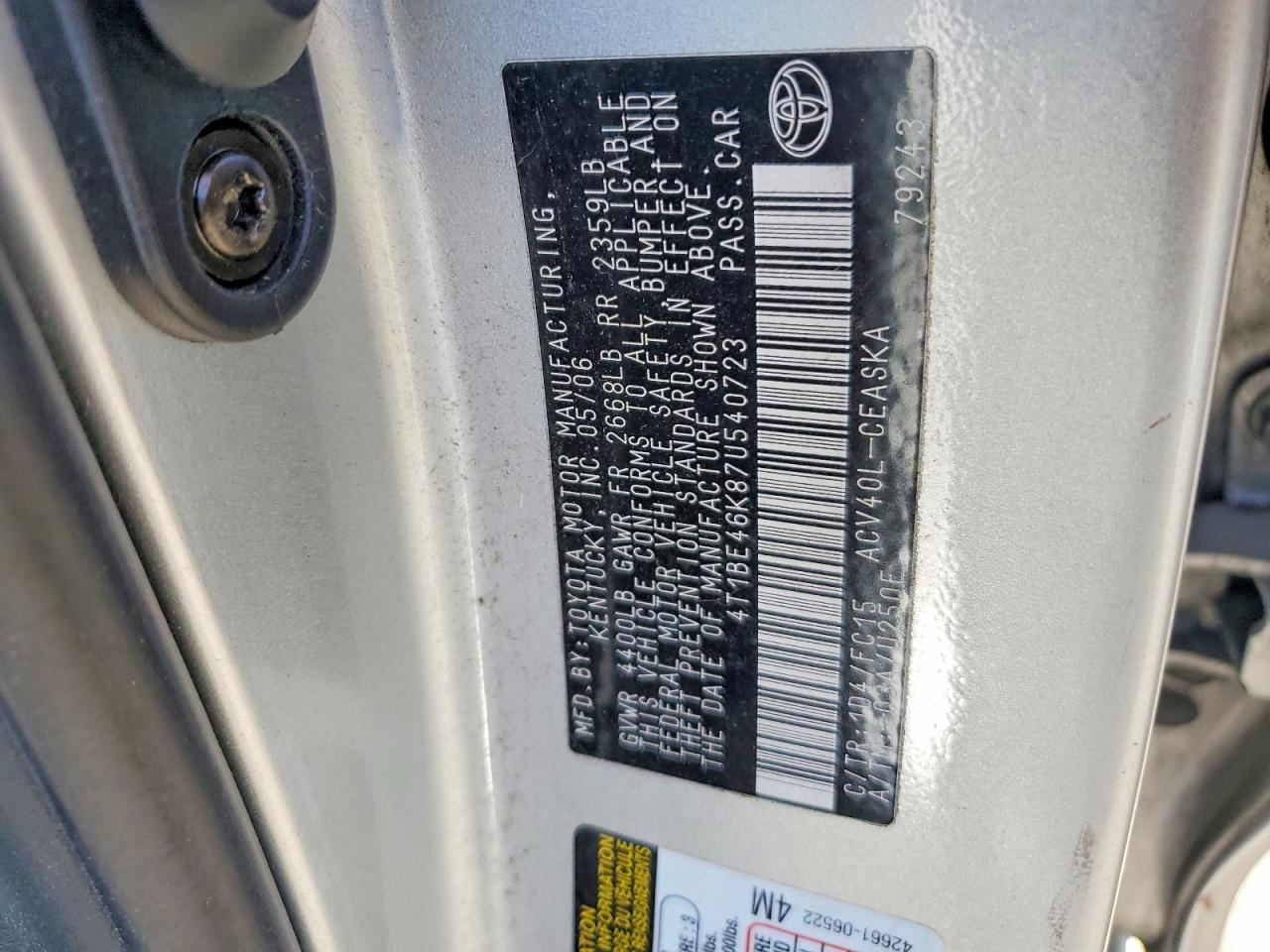 Toyota Camry Se