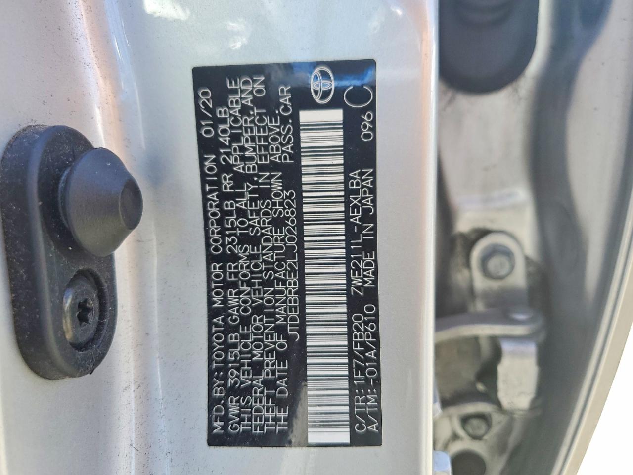 Toyota Corolla Le