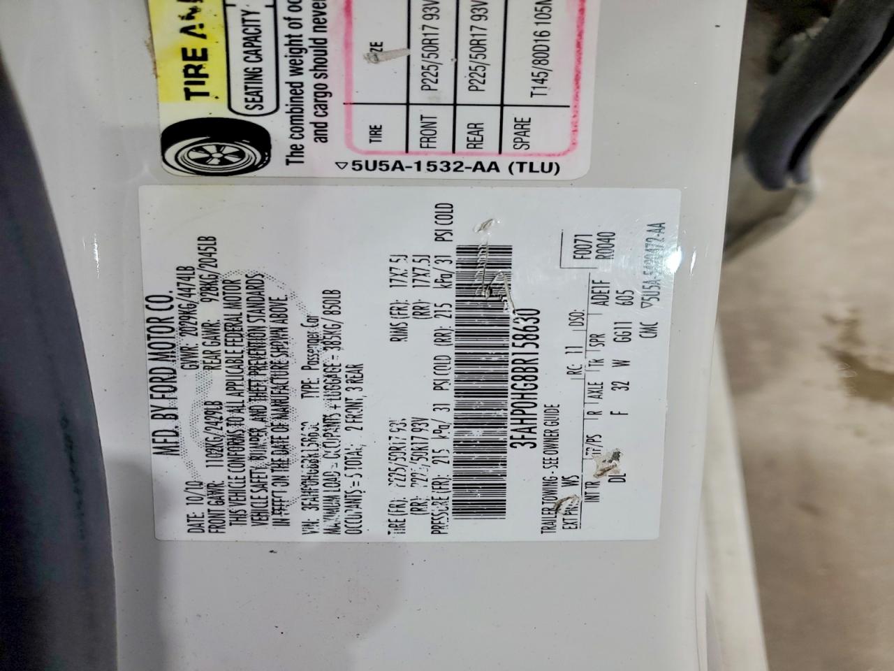 Ford Fusion Se