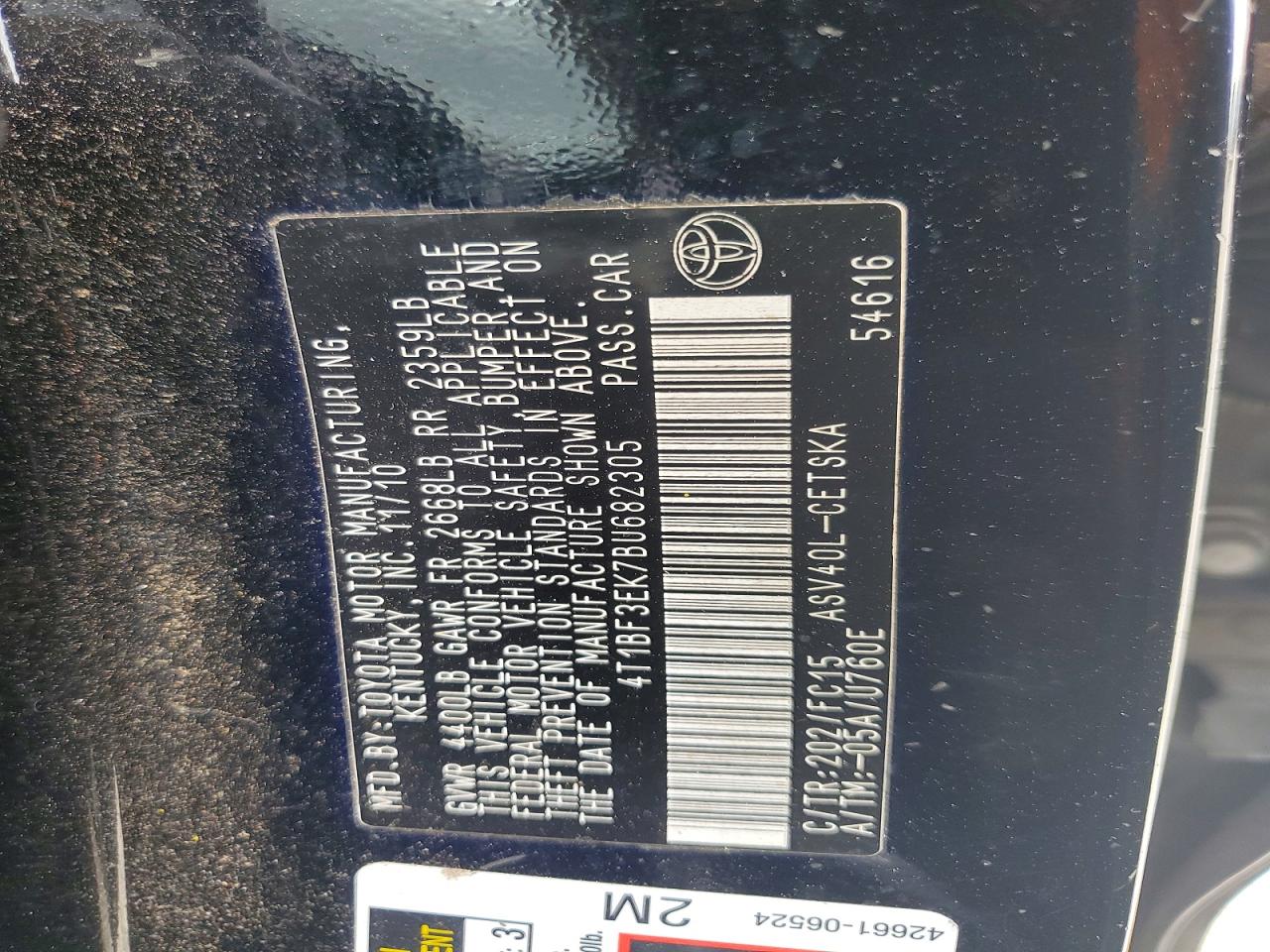 Toyota Camry Se