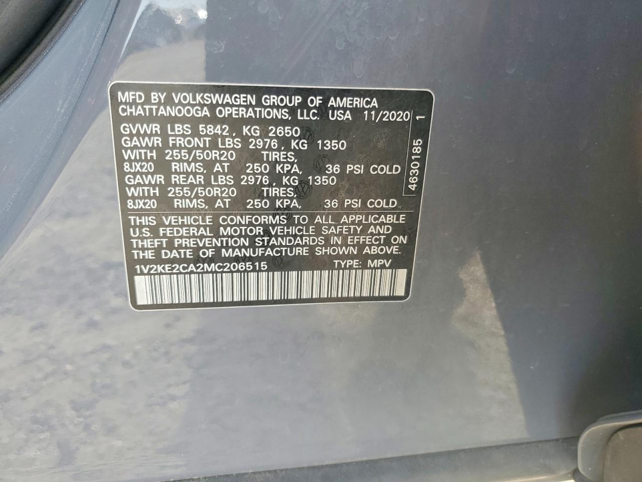Volkswagen Atlas Se