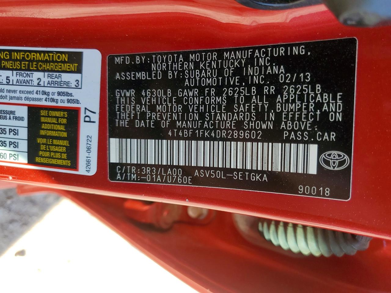 Toyota Camry L