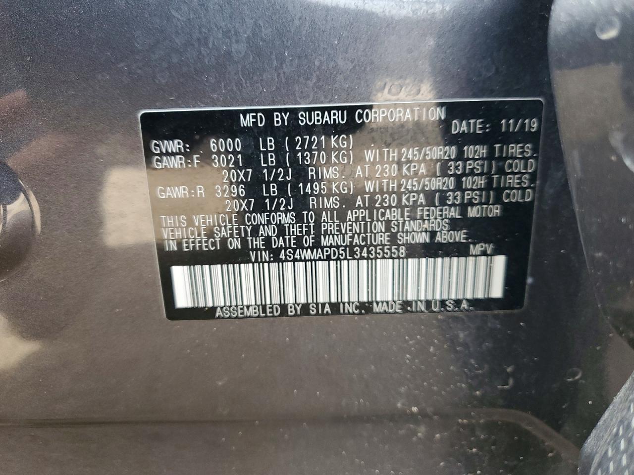 Subaru Ascent Limited