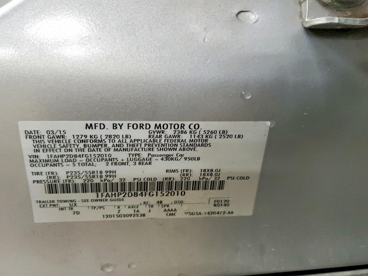 Ford Taurus Se