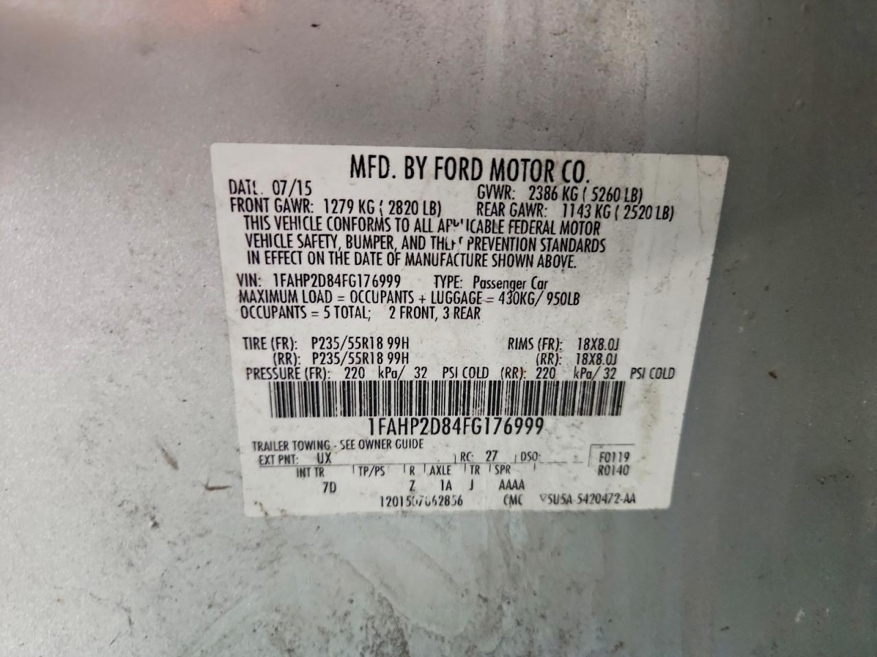 Ford Taurus Se