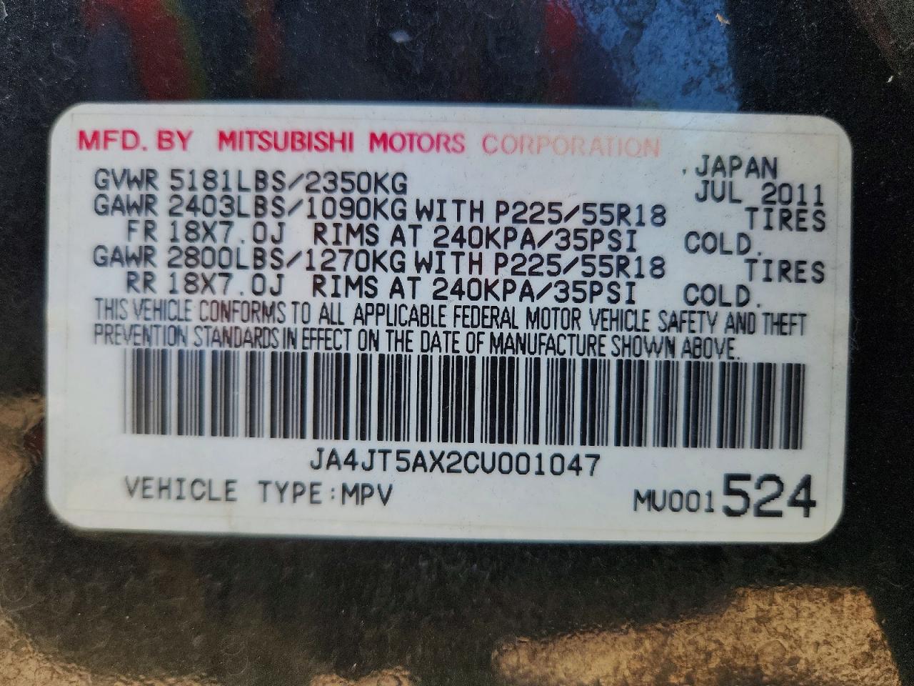Mitsubishi Outlander Gt