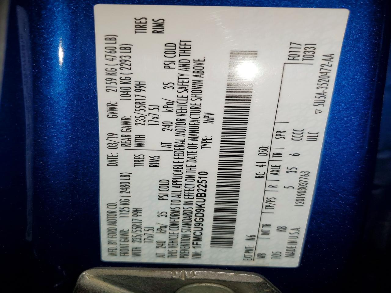 Ford Escape Se