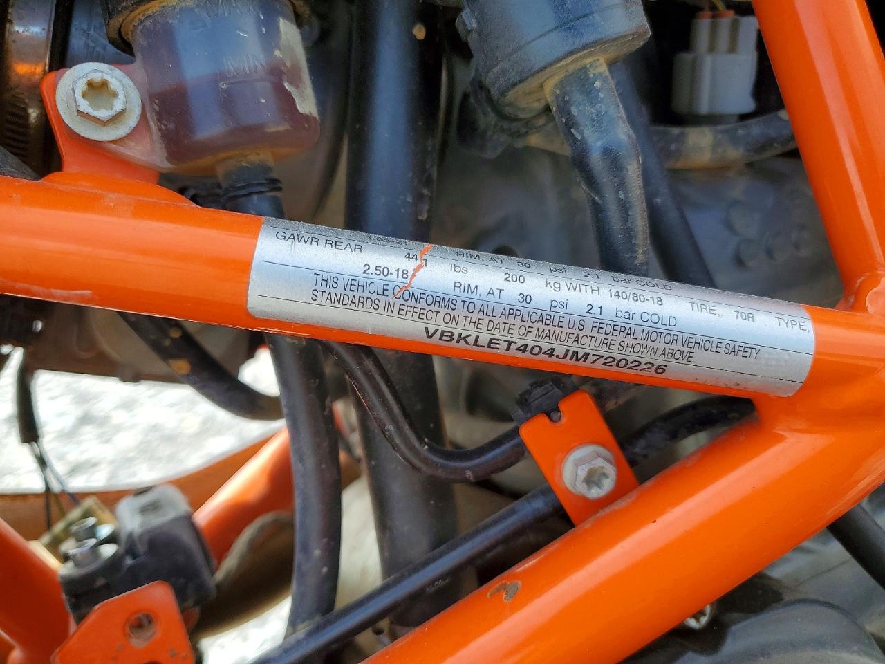 KTM Motorcycle Enduro R