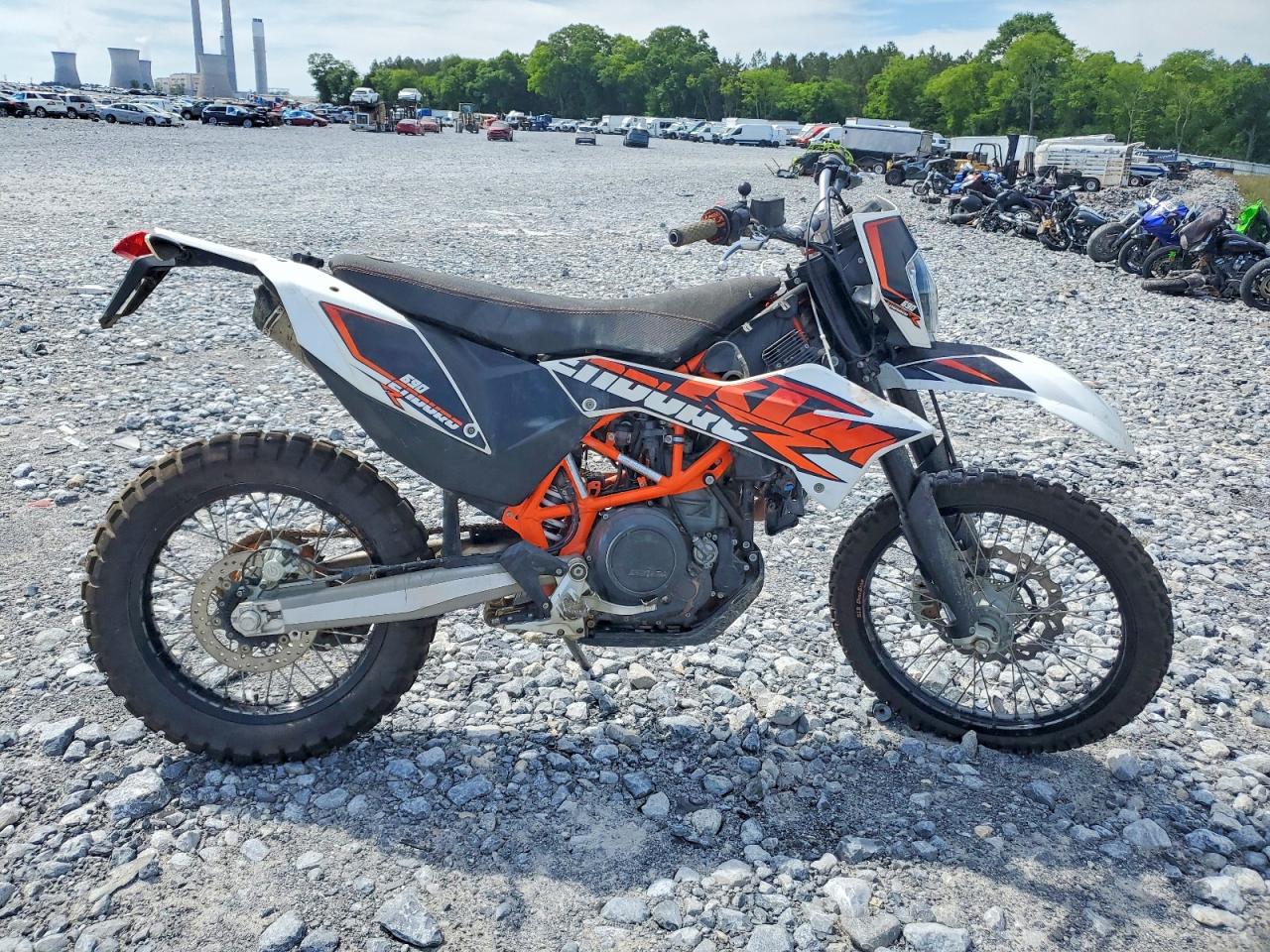Salvage KTM Motorcycle Image