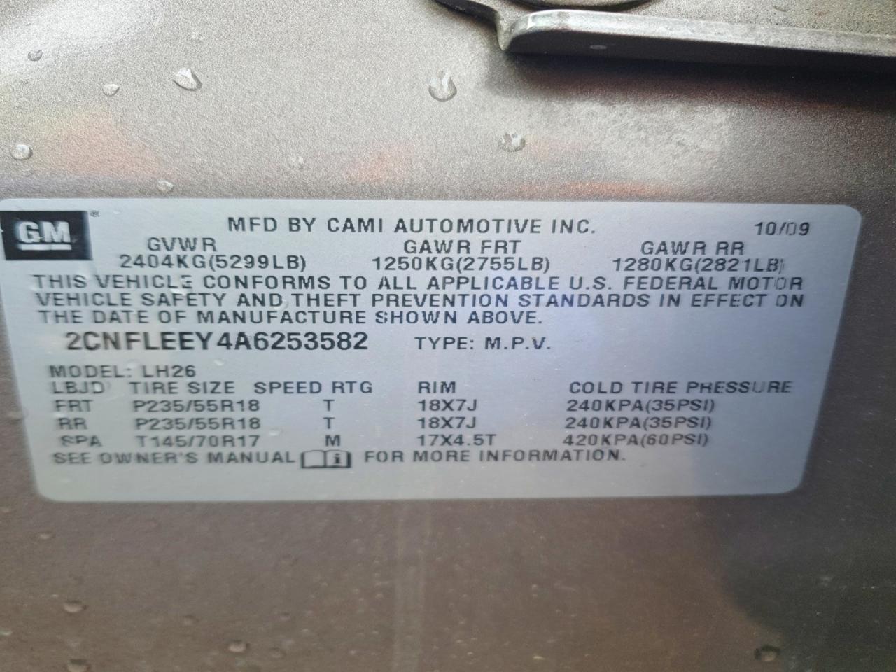 Chevrolet Equinox Lt