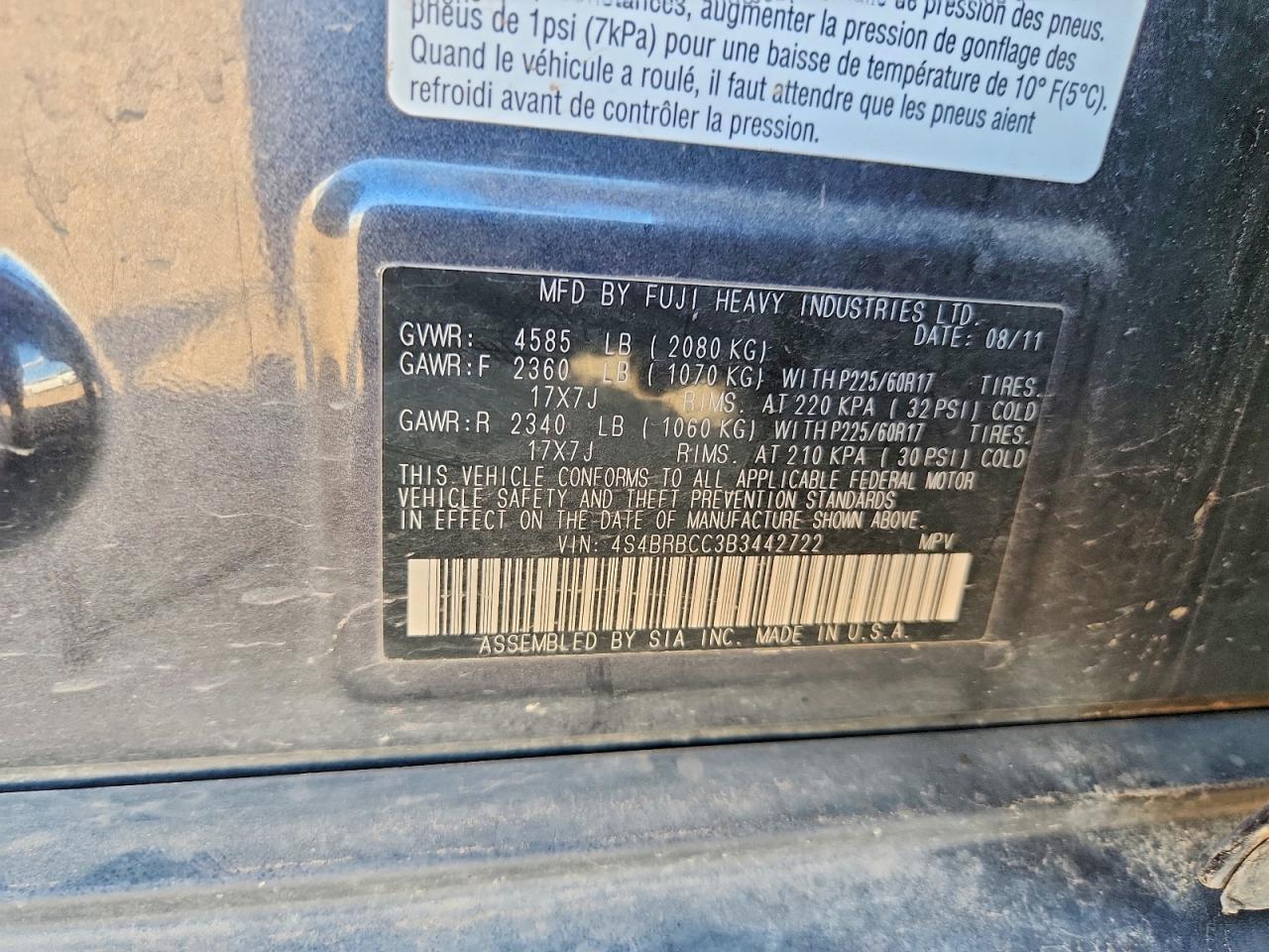 Subaru Outback 2.5i Premium