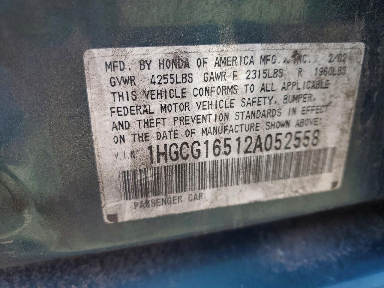 Honda Accord Ex