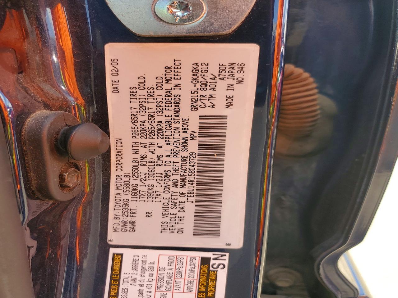 Toyota 4Runner Sr5