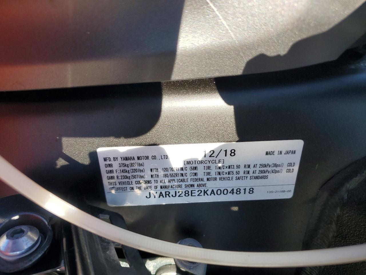 Yamaha Yzf600