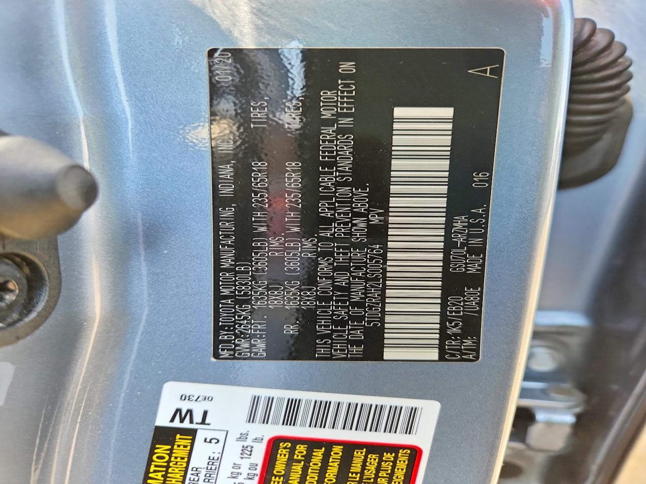 Toyota Highlander Xle