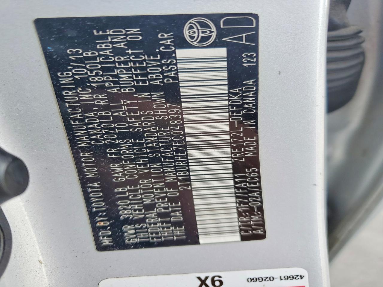Toyota Corolla L
