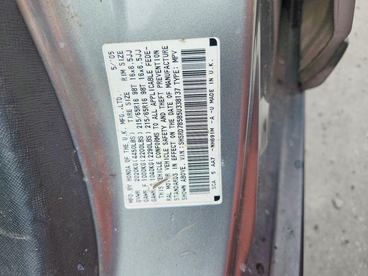 Honda Crv Lx