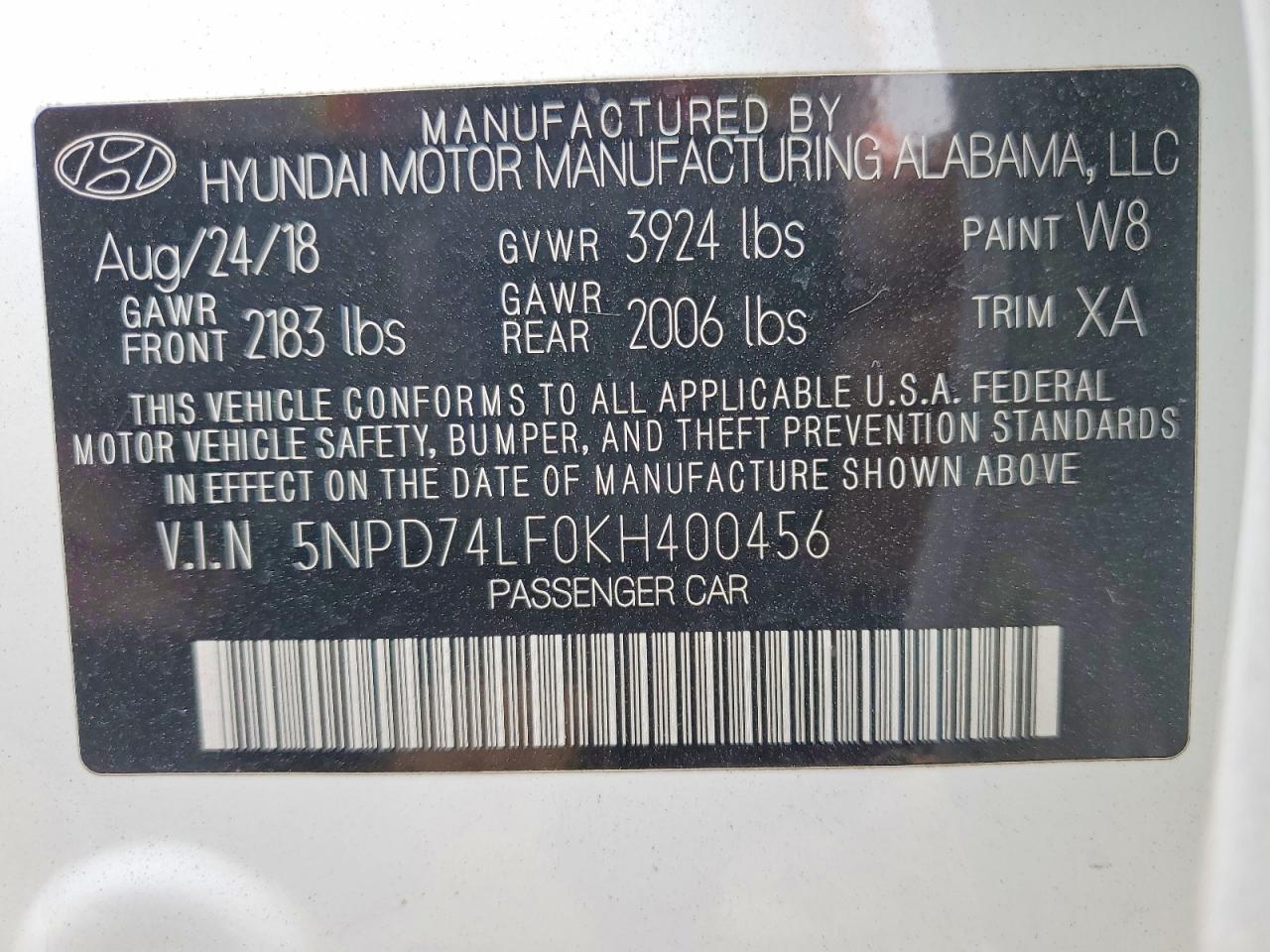 Hyundai ELANTRA Se