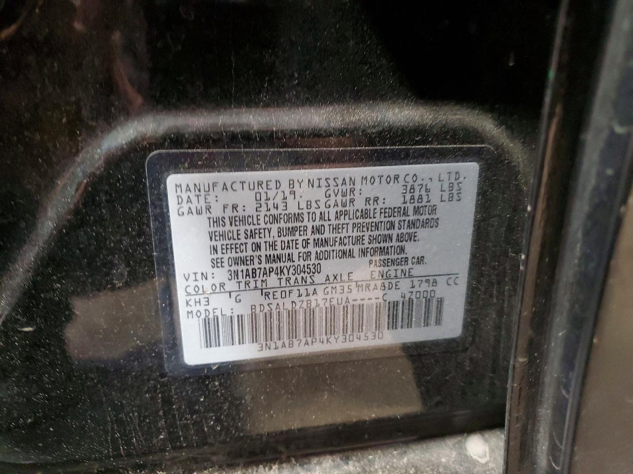 Nissan Sentra Sv