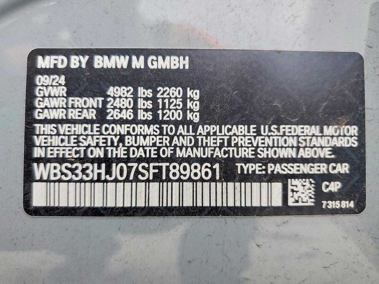 BMW M Series Competition