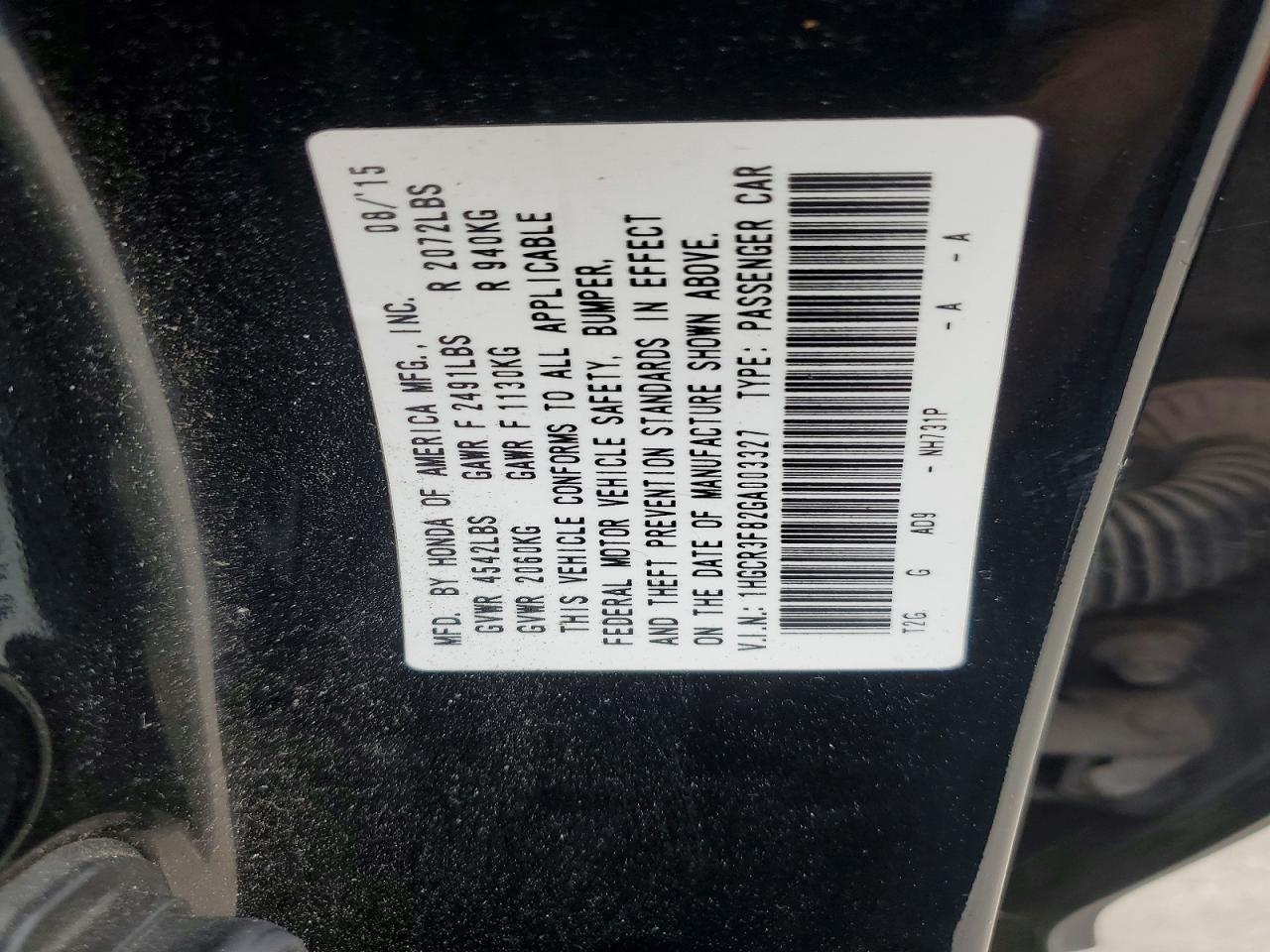 Honda Accord Exl