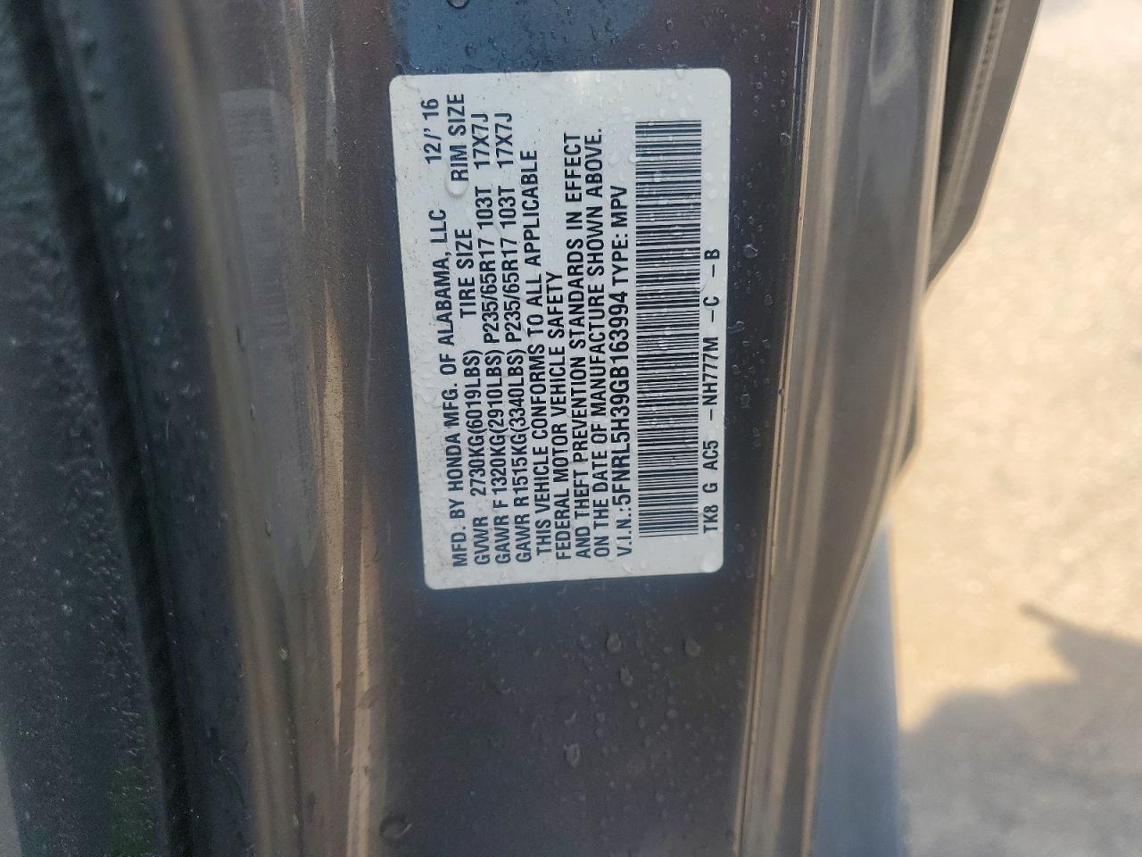 Honda Odyssey Se