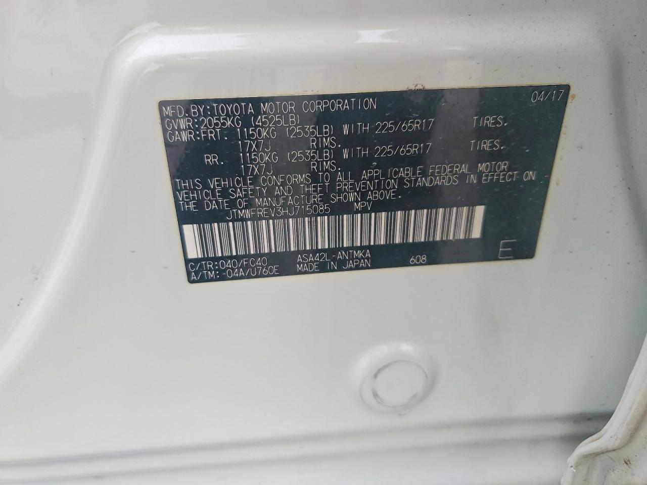 Toyota RAV4 Xle