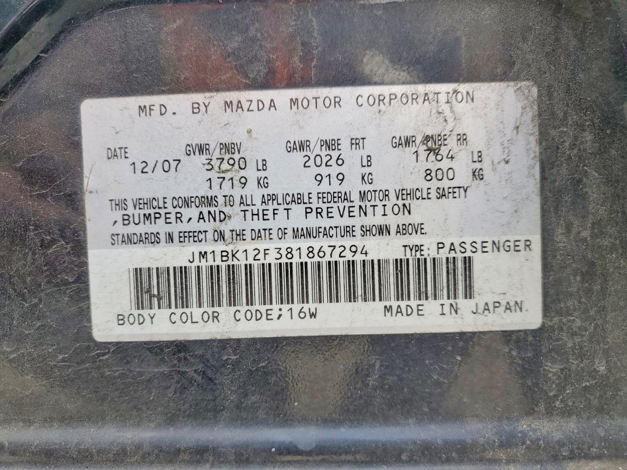 Mazda 3 I