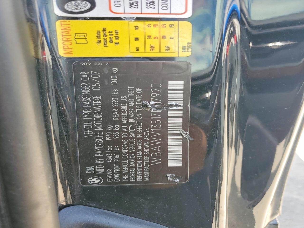 BMW 3 Series I Sulev
