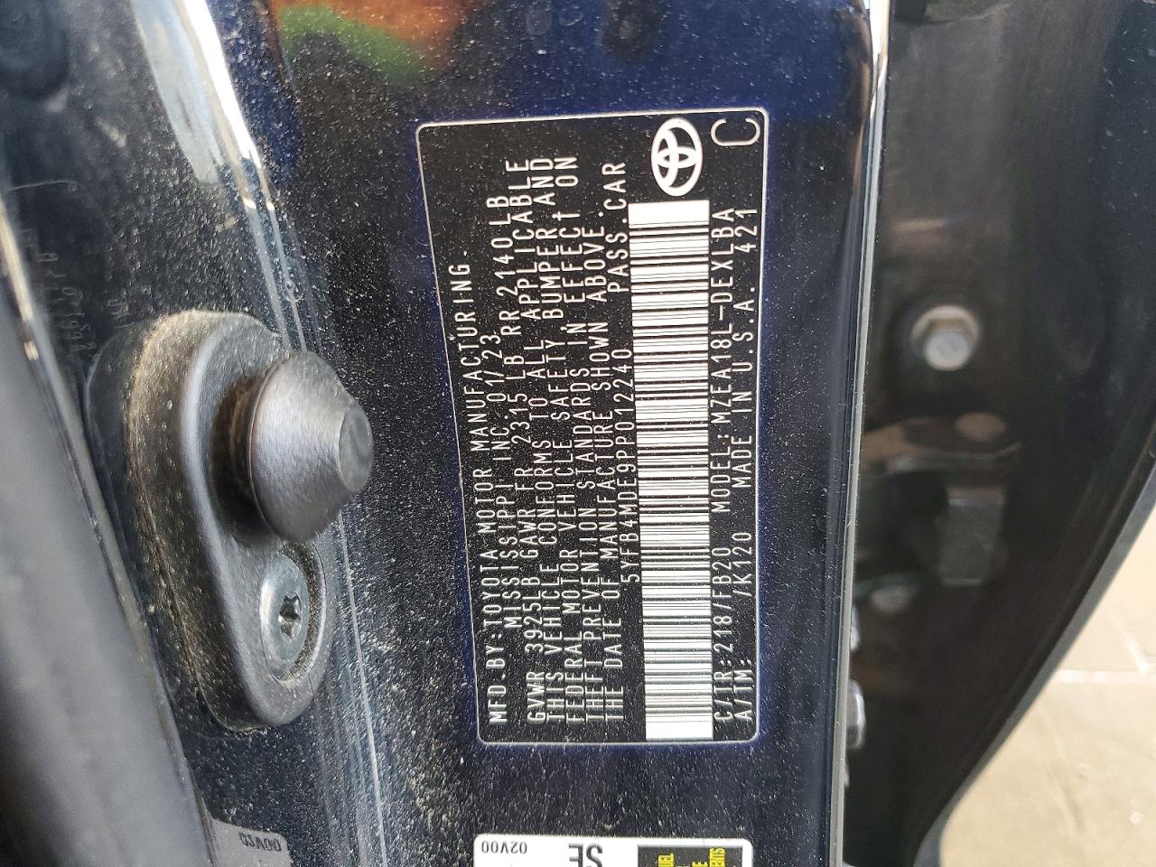 Toyota Corolla Le