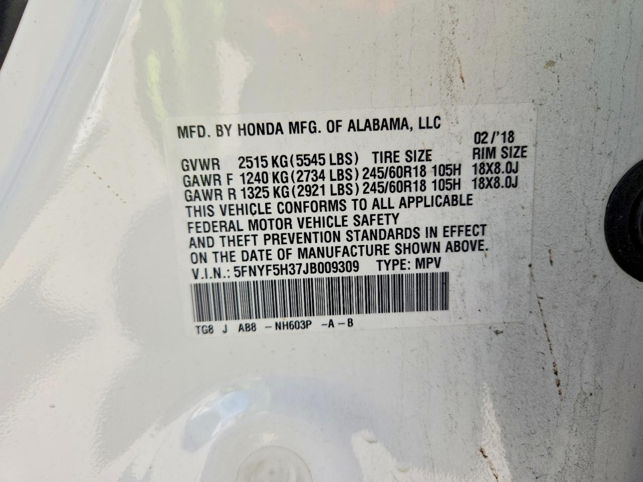 Honda Pilot Ex