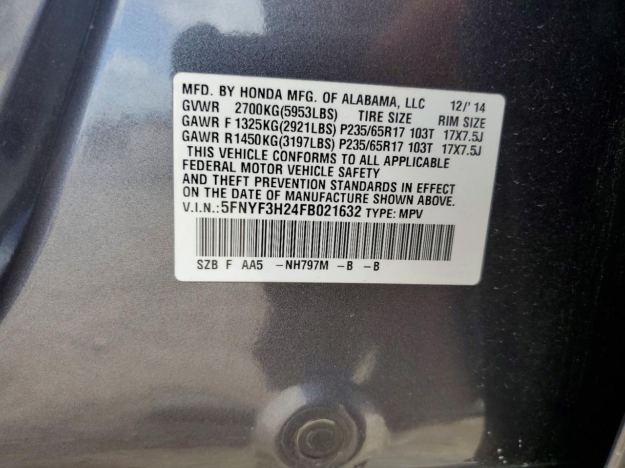 Honda Pilot Lx