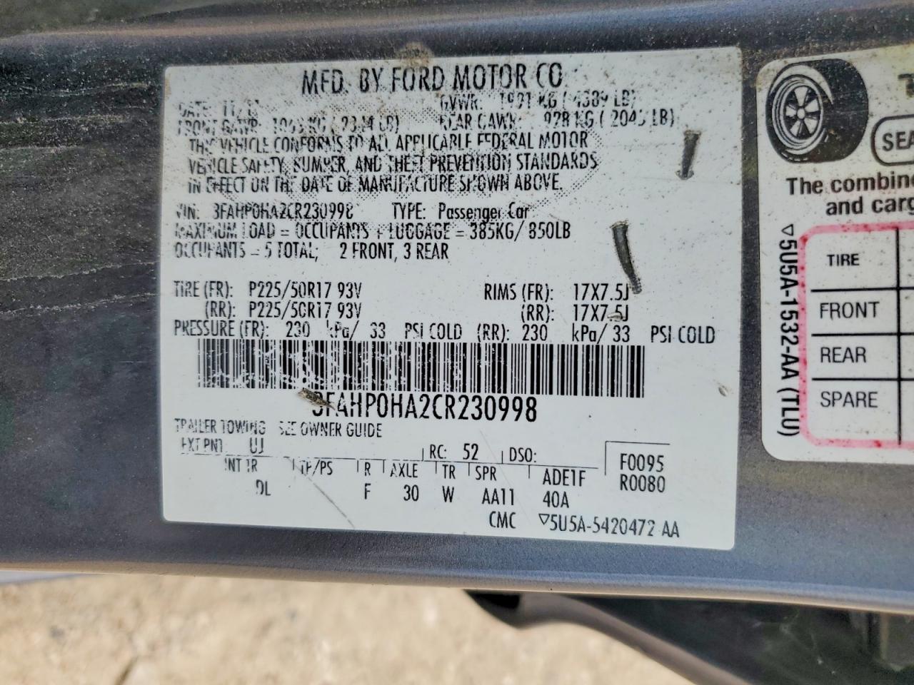 Ford Fusion Se