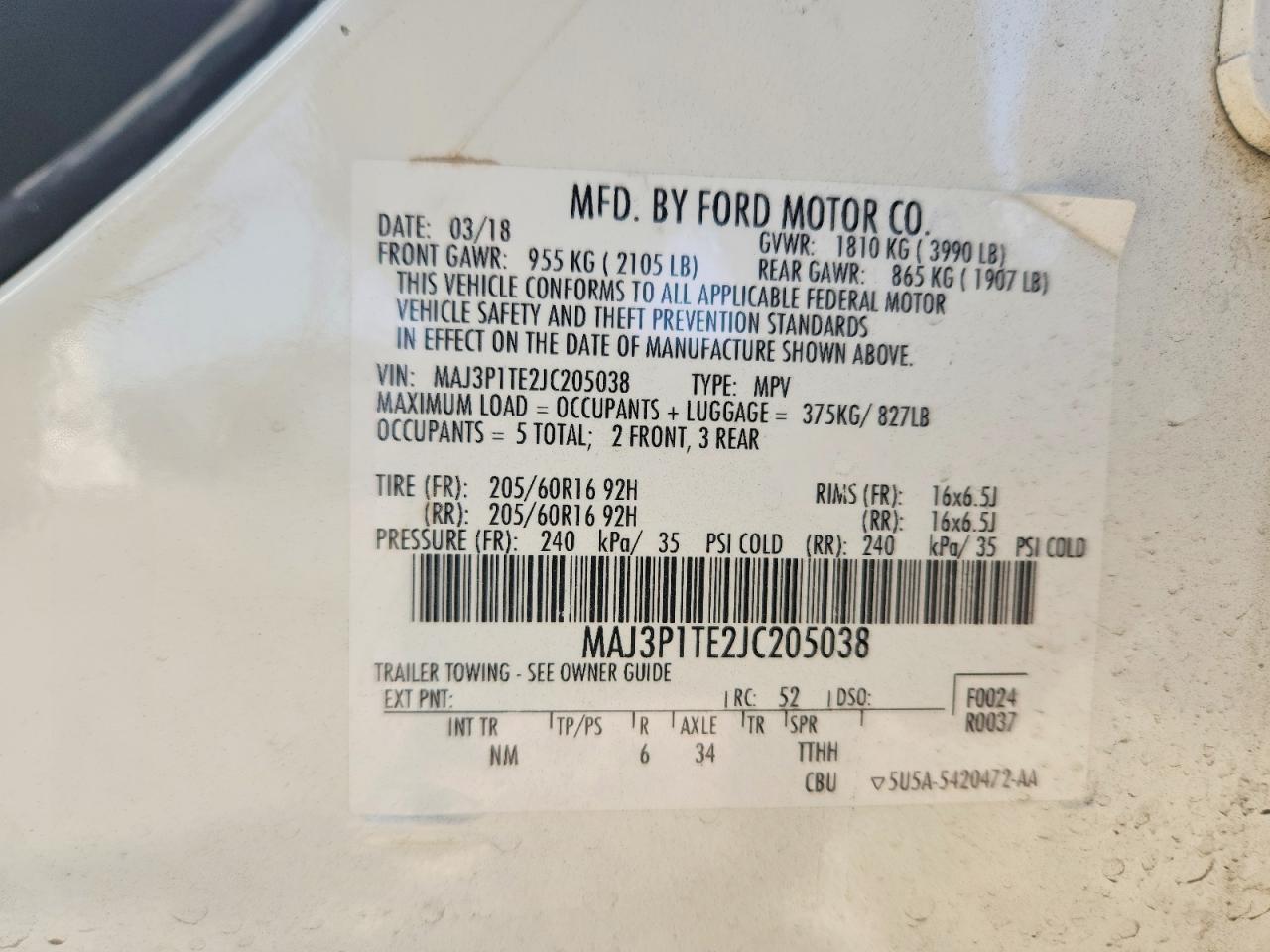 Ford EcoSport Se