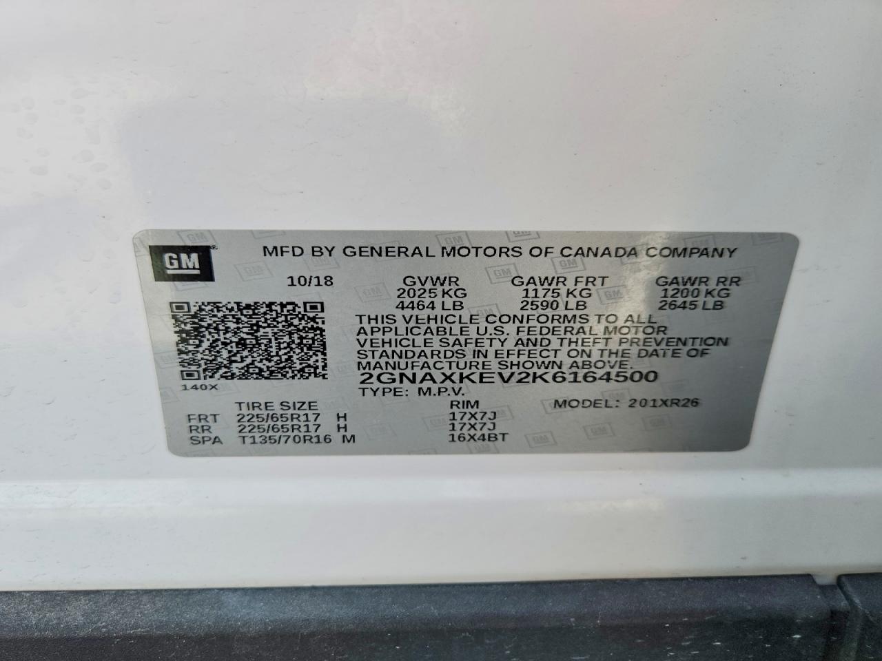 Chevrolet Equinox Lt