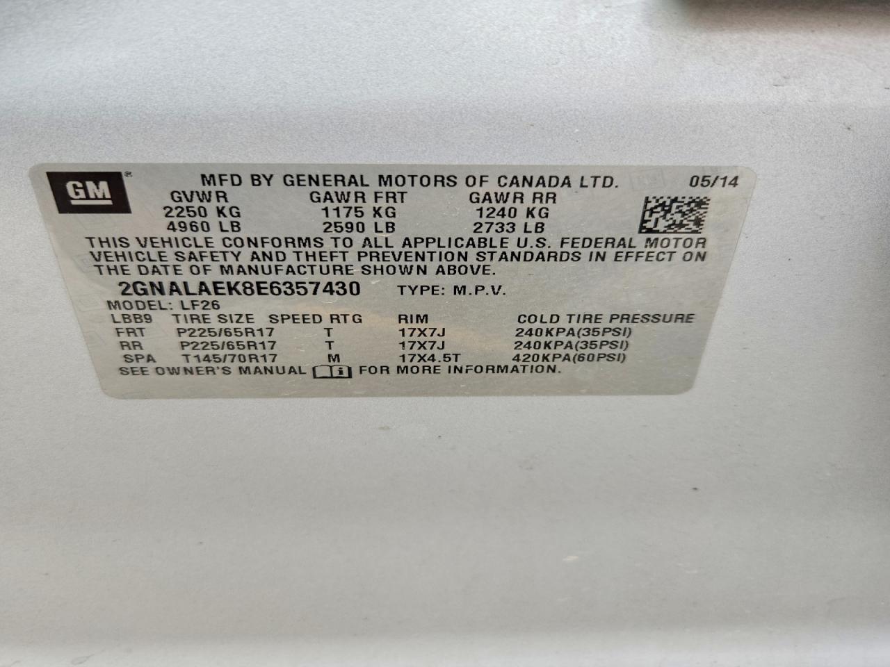 Chevrolet Equinox Ls