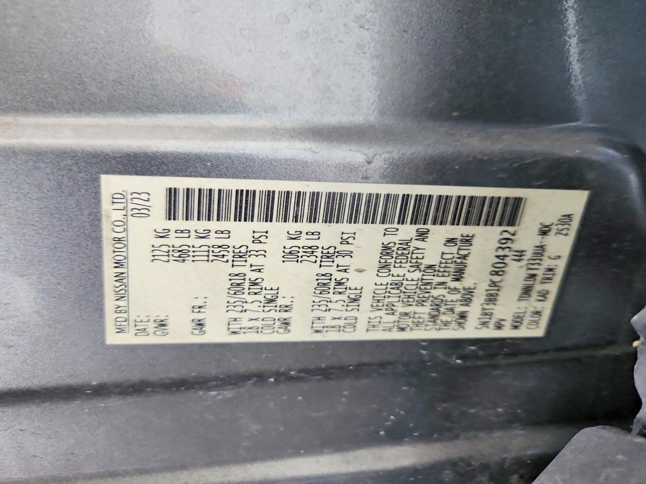 Nissan Rogue Sv