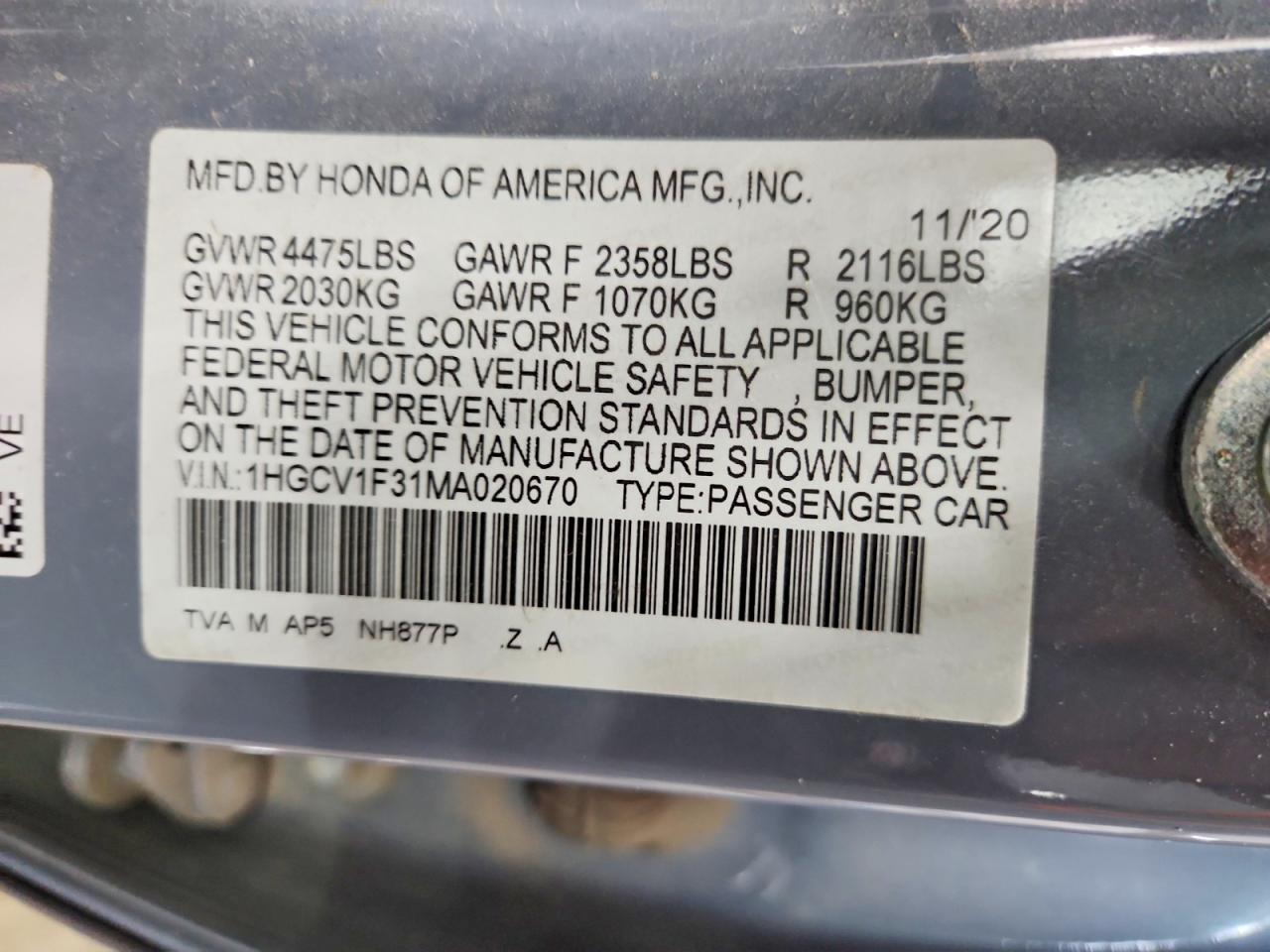 Honda Accord Sport