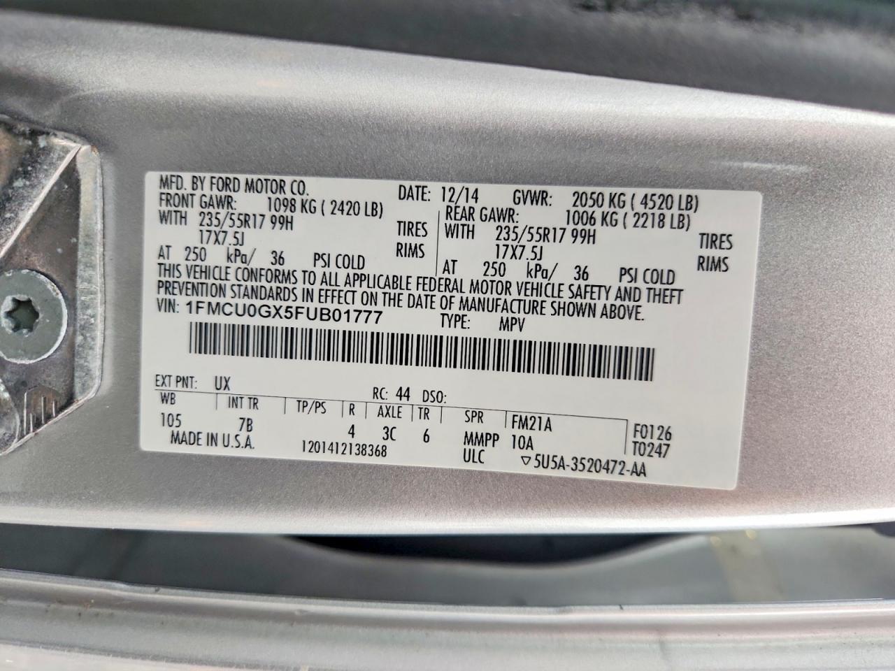 Ford Escape Se