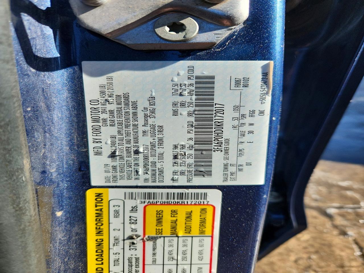 Ford Fusion Se