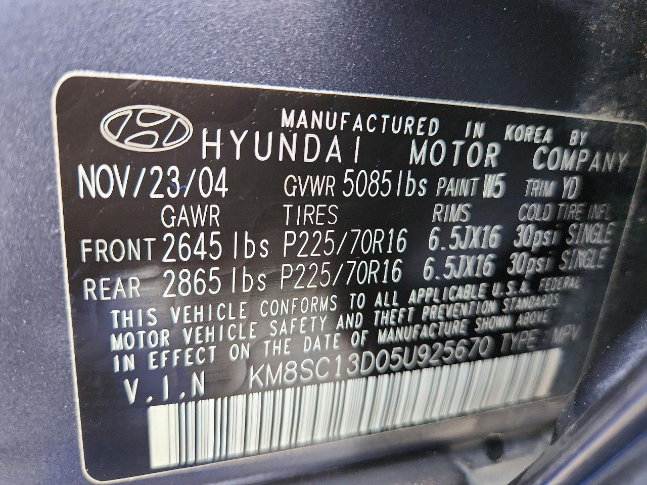 Hyundai SANTA FE Gls